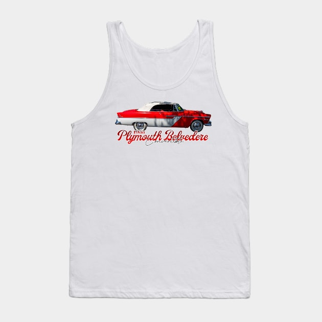 1955 Plymouth Belvedere Convertible Tank Top by Gestalt Imagery